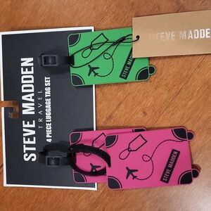 Steve madden luggage tags